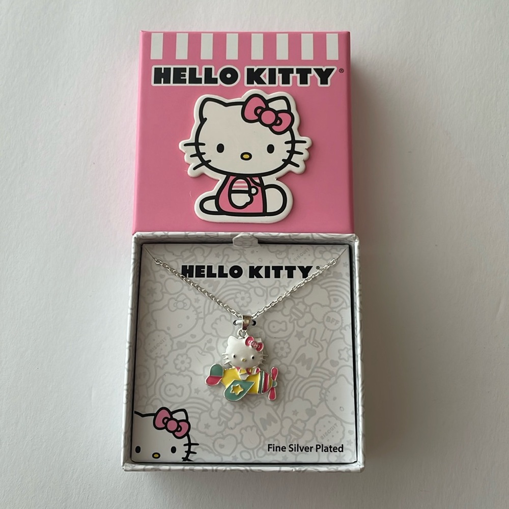 Hello Kitty Silver Plated Necklace